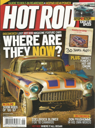 HOT ROD 2010 SEPT - THE SNAKE, SHOKEYs HOT-VAPOR, FEATURE CAR SURVIVORS*